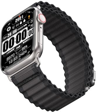Compatible con Correas Apple Watch 40mm 38mm 39mm 41mm 42mm 44mm 45mm 46mm 49mm para Hombres Mujeres, Alpine Sports iwatch Correa para Apple Watch Series SE 10 9 8 7 6 5 4 3 2 1 Ultra 2 Ultra