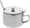 Amosfun Azucarero De Acero Inoxidable Con Tapa Y Cuchara, Recipiente Para Condimentos Con Mango, Ideal Para Cocina, Hogar Y Restaurantes, TamañO Compacto Para Ahorro De Espacio