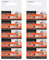 Xuanxi Paquete de 20 pilas alcalinas AG4 377/LR626sw de alto rendimiento para relojes y calculadoras