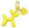 Porte-clés chien ballon, décoration de sac, décoration de voiture, porte-clés couple (jaune)