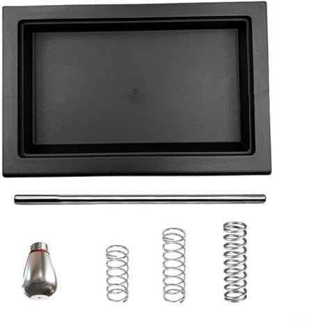 CWOQOCW Bandeja de goteo de perfil bajo para Gaggia Classic Pro OPV Spring Kit 6 Bar 9 Bar 12 Bar Modelos compatibles resistentes al calor, experiencia mejorada de preparación de espresso (1 boquilla)