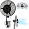 OWOHYG Ventilador nebulizador de Pared con 3 velocidades y oscilación de 90°, Ideal para Patio, Restaurante Exterior y Taller (71 cm/28 Pulgadas)