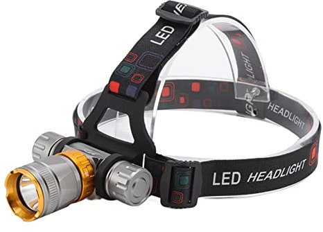 YULEESIYIP Fehing de buceo LED Super Bright 1500LM 5 Modos IPX8 Lámpara de cabeza ligera para acampar