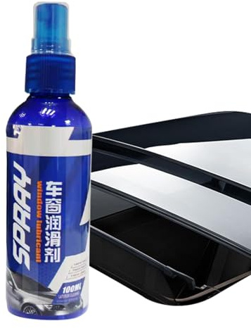 Spray lubrificante per finestrini auto - Grasso per guarnizioni in gomma per auto, 100 ml Formula facile da applicare | Eliminatore di rumori delle portiere e spray protettivo per guarnizioni in gomma