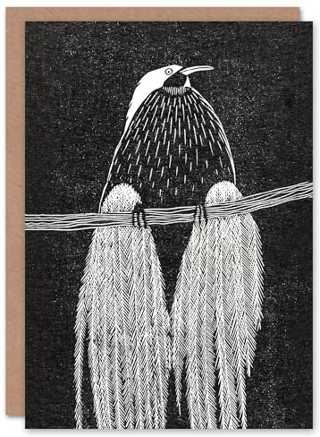 Artery8 Samuel J De Mesquita Art Card Stylised Bird of Paradise