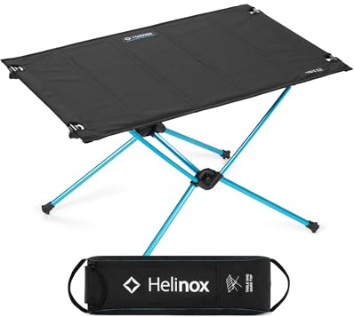 Helinox Table One Hard Top Regular 2026, leicht, zusammenklappbar, tragbar, Outdoor-Campingtisch, Schwarz