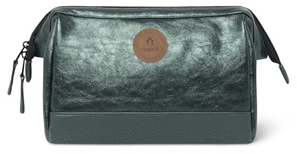 CABAIA Grande Trousse de Toilette 5L Femme - Vanity Voyage - Déperlant | Ouverture grand angle · 2 poches intérieures · Format voyage · Design français · Certifié Vegan
