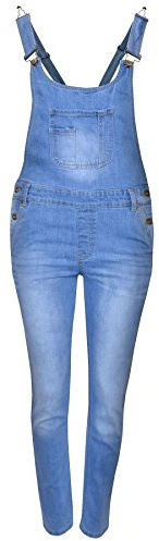A2Z 4 Kids Kids Girls Denim Stretch Dungaree Jumpsuit Playsuit All In One Jeans New Age 7 8 9 10 11 12 13 Years