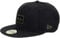 New Era Heather Script Heather Black 59Fifty Basecap - 7 3/8-59cm (L)