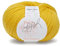 ggh Wollywasch - 100% Schurwolle (Superwash) - Wolle zum Stricken oder Häkeln - Lauflänge 125m auf 50g - Farbe 220 - Safrangelb