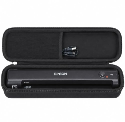 Aproca Hartschalen-Reisetasche für Epson Workforce ES-50 / ES-55R / ES-60W / ES-65WR / DS-30 / DS-70 / DS-80W Dokumentenscanner