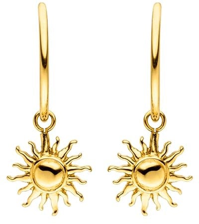 PURELEI® Sun Ohrringe (Gold) – Damenohrringe aus langlebigem Edelstahl – Wasserfeste Ohrringe Damen – Modeschmuck für deinen individuellen Look