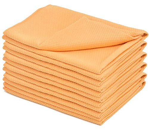 ATPWON 6PCS Microfibre Cloth Cleaning Cloth, Fish Scale Cleaning Cloth Wiping Cloth for Polishing Drying Washing Waxing, Dish Cleaning Cloth Kitchen Dusters Dusting Cloth Micro Fiber Cleaning Towels