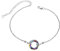 AOBOCO Kristall Armband Damen 925 Sterling Silber Freundschafts Verstellbare Armbänder Schmuck Geburtstag Valentinstag Weihnachten Geschenke für Sie Frauen Freundin Schwester Tochter