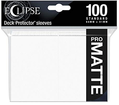 Ultra Pro - Eclipse Standard Matte Sleeves 100 Pack - Arctic White