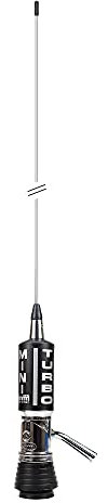CB-Antenne LEMM MiniTurbo AT-1002 PL, Länge 110 cm, Verstärkung 2dB, 26,5-27,5 MHz, 200 W, ohne Kabel, hergestellt in Italien