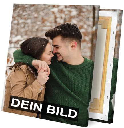 Foto-Leinwand selbst gestalten | Leinwandbild mit Foto personalisieren | 30 x 40 cm Hochformat