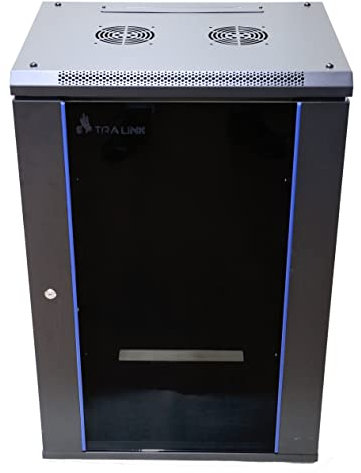 ARMARIO PARED EXTRALINK 19, 18U 600MM, VIDRIO, NEGRO