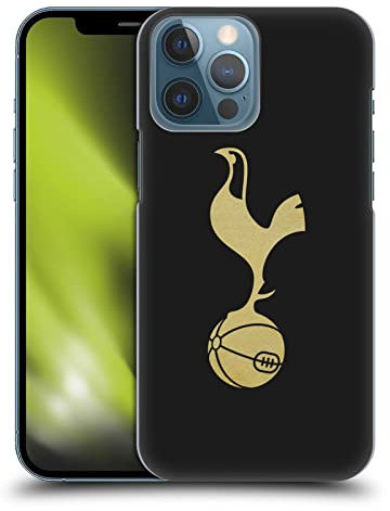 Head Case Designs Officially Licensed Tottenham Hotspur F.C. Black And Gold Badge Hard Back Case Compatible With Apple iPhone 13 Pro Max