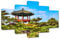 H7209M_PC5AA Gemälde auf Leinwand, 120 x 80 cm, Japan Orient Buddhismus
