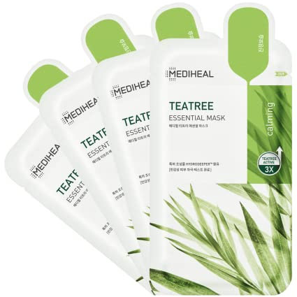 Mediheal Official [Korea's No 1 Sheet Mask] - Tea Tree Essential Blemish Control Mask (4EA)