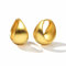 HUEGTOMATO 18K Vergoldet Creolen Gold Ohrringe Damen, Hypoallergen Kleine Klobige Ohrringe，Ohrringe hängend nickelfrei，Dicke Creolen Kleine Huggie Ohrring Geschenke fur Damen Mädchen