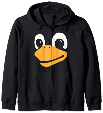 Lord and Saviour Tux Pinguin Linux Maskottchen Face Freedom Kapuzenjacke
