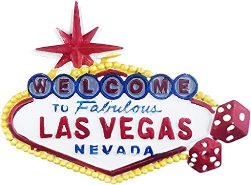 Las Vegas USA Las Vegas Magnet Kühlschrank Kühlschrank Magnet Dekoration Aufkleber Souvenir Harz Handwerk Küche Whiteboard