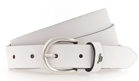 MUSTANG Leder Gürtel Female Belt 2.5 W110 White weiß