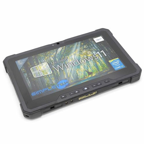 Dell Latitude Rugged 7202 12” | RAM 4GB | 240GB SSD | Tablet con Doppia Fotocamera, Micro Seriale, FingerPrint e Slot Micro-SD (Ricondizionato)