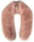 xiatty Sciarpa da donna in finta pelliccia, scialle per l'inverno, scaldacollo, sciarpa avvolgente come vera pelliccia, extra large, Rosa, Large