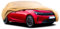 JURMON Housse de protection de voiture robuste pour Opel Corsa, coupe-vent, toutes saisons, imperméable, protection contre la pluie, les UV, la poussière, la neige, l'extérieur