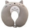 Nackenkissen, Nackenhörnchen Kinder, Tragbar Nackenkissen Flugzeug, Nackenkissen Kinder, Foam Reisekissen Erwachsene, U-förmiges Kissen mit niedlichem Tiermotiv, Kopfkissen Abnehmbarer Bezug