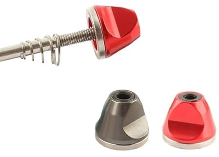 2Pcs Bicycle Quick Release Lever Nut Bike Wheel Hub Axle Nut Cycling Components for Mountain Bike