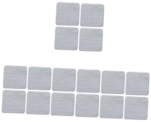 HOLIDYOYO 4sets Mat Stickers Washable Rug Hardwood Floors Rug Tape Hardwood Floor Japanese Rug Area Rugs Pads Anti Slip Rug Corner Grip Small Rug Carpet Rug Slip Stopper Pad Glue White 4pcs*4
