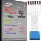 TAIHOBO Acrylic Weekly Planner Whiteboard, Magnetic Whiteboard for Fridge, Transparent Meal Planner Board, Magnetic Weekly Planner for Fridge 11.81''x7.87'', for to Do List and Memo and Menu Planning