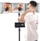 LIPFISBARBERSHOP.COM Miroir 360° avec Trépied, Crochets et Support Réglables : Miroir Pliable Compact 3 Faces avec 4 LED, Recharge USB-C pour Hommes et Femmes – Coupe de Cheveux, Rasage, Maquillage