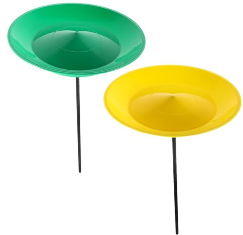 SUPVOX 2pièces Set De Jonglage Assiettes Tournantes avec Bâtons Accessoires pour Et Développement des Compétences pour Performances Et Fêtes