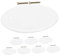 Homoyoyo 8Pièces Lot de Cache Prises Ronds pour Plafonniers Couvercles Décoratifs pour Fils Électriques Installation Facile pour Maison et Bureau