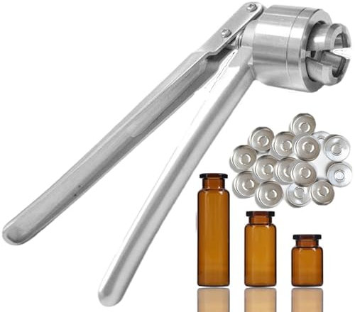 Sertisseuse Manuelle De Flacons 13mm/15mm/18mm/20mm, Outil De Sertissage De Bouchons De Bouteilles, Machine De Capsulage à Main, Joints De Sertissage,18mm-B