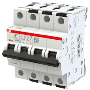 ABB S300P Leitungsschutzschalter Typ B, Pol 4 8A 415V, Abschaltvermögen 25 kA System Pro M Compact