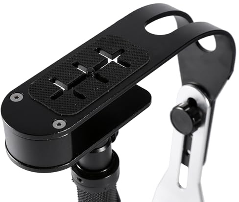 Yechiry Stabilizzatore Professionale per Fotocamera Portatile, Steadycam in Lega di Alluminio, Stabilizzatore di Superficie con Montaggio Antiscivolo, Ideale per Riprese Video con Videocamera DSLR