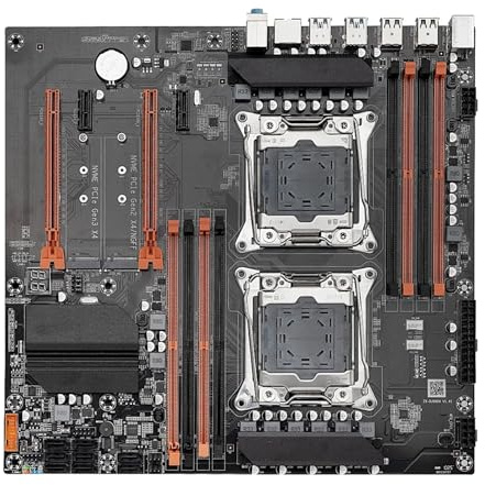 Scheda madre Kit scheda madre Fit For SOYO X99 Dual CPU Intel Xeon E5 2680 V4 e DDR4 32 GB (2 * 16 GB) LGA2011-3 M.2 NVME for computer desktop da gioco