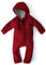 Ehrenkind® WALKOVERALL | Baby Wollwalk-Overalls aus Natur Schurwolle mit Reißverschluss | Walk Wolle Woll-Anzug für Kleinkind und Baby Mohnrot Gr. 74/80
