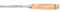 Walfront Chrome Vanadium Alloy Steel 8 mm Flat Edge Wood Chisel