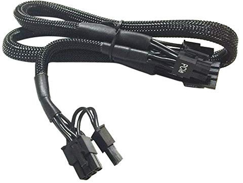 Gintai Câble modulaire de Rechange pour Corsair RM550X RM650X RM750X RM850X RM1000X RM750 RM850 SF450 PCI-E Dual 8p