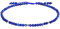 Jewboo Lapis Lazuli Anklet Bracelet for Women crystals and healing stones Beach Foot Beaded Adjustable(8.5-10 Inches)