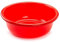 Acan Tradineur - Cubo, Barreño, Tina Multiusos - Fabricado en plástico - Producto y Utensilio de Limpieza - Forma Redonda - Capacidad de 11 litros - Ø 38,5 cm - Color Rojo