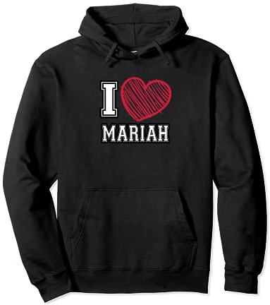 Ich Liebe Mariah Vorname Name Herz Mariah Pullover Hoodie