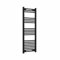 Go Bathrooms Nola Bathroom Towel Rail Heated Bathroom Radiator Wall Mounted Ladder Rail Black - 1200mm x 500mm